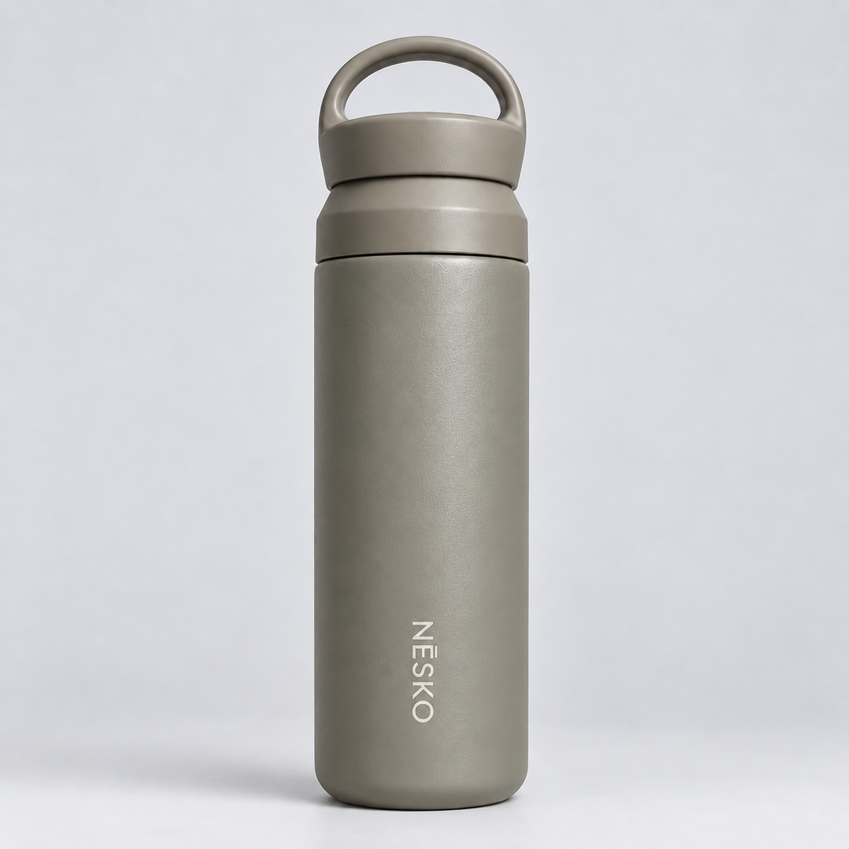 Kai Gris Oliva 480 ml - Botella Térmica de acero